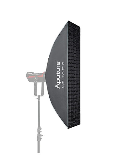 Light box 30120-Aputure Bowens Mount Narrow Rectangular Softbox with a  front aperture of 30x120cm